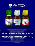 Media Wall Design For Masood Homoeopathic