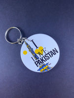 Pakistan Day - I love Pakistan Keychain