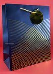 Golden Foiled Lines Gift Bags