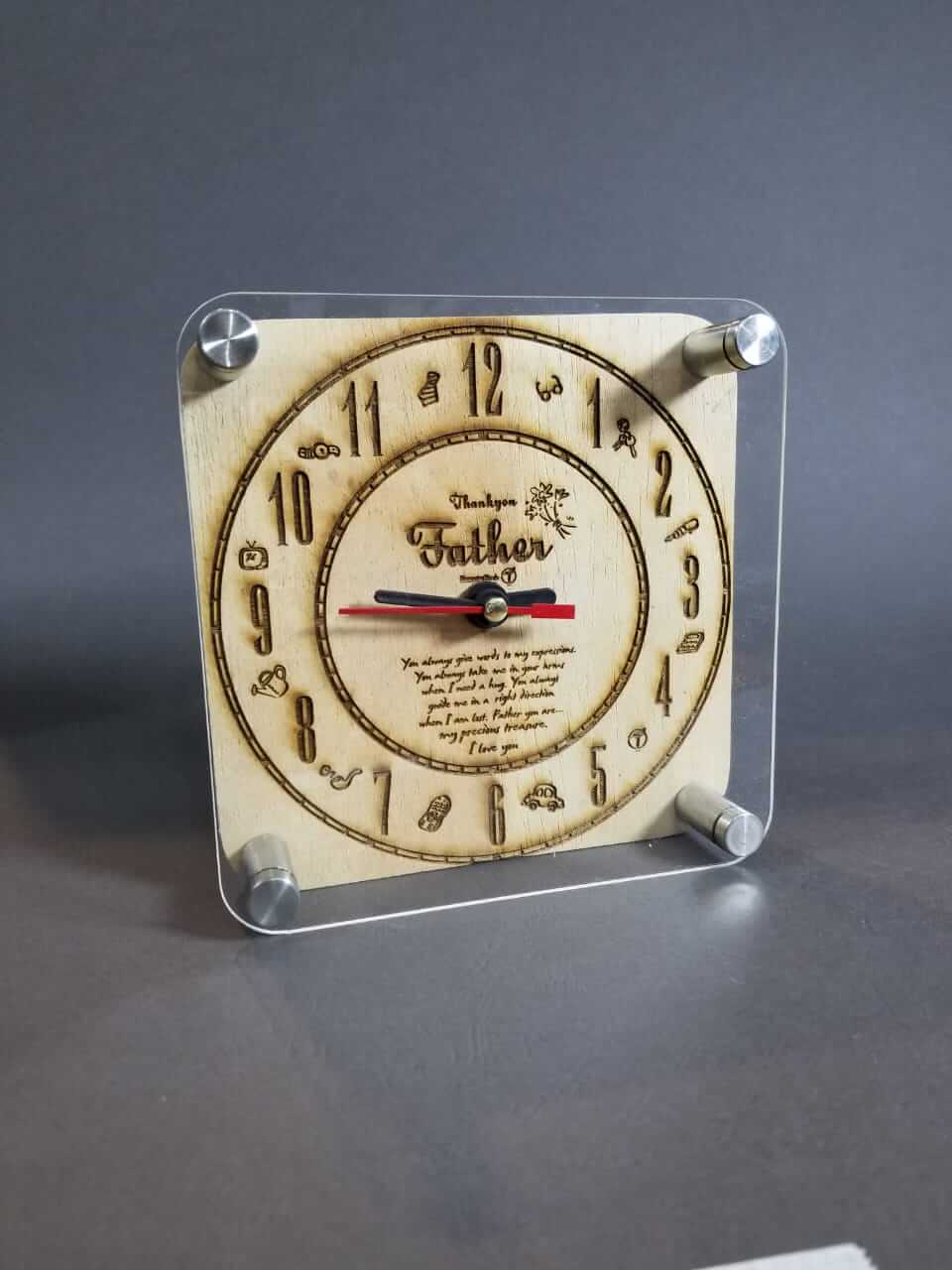 Table clock father - WES7