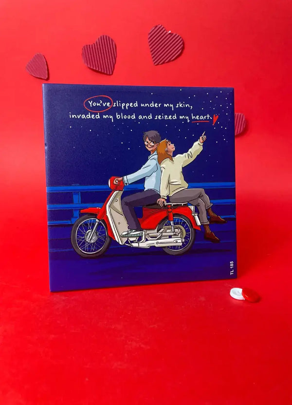 You've slipped under my skin Tile - TL185