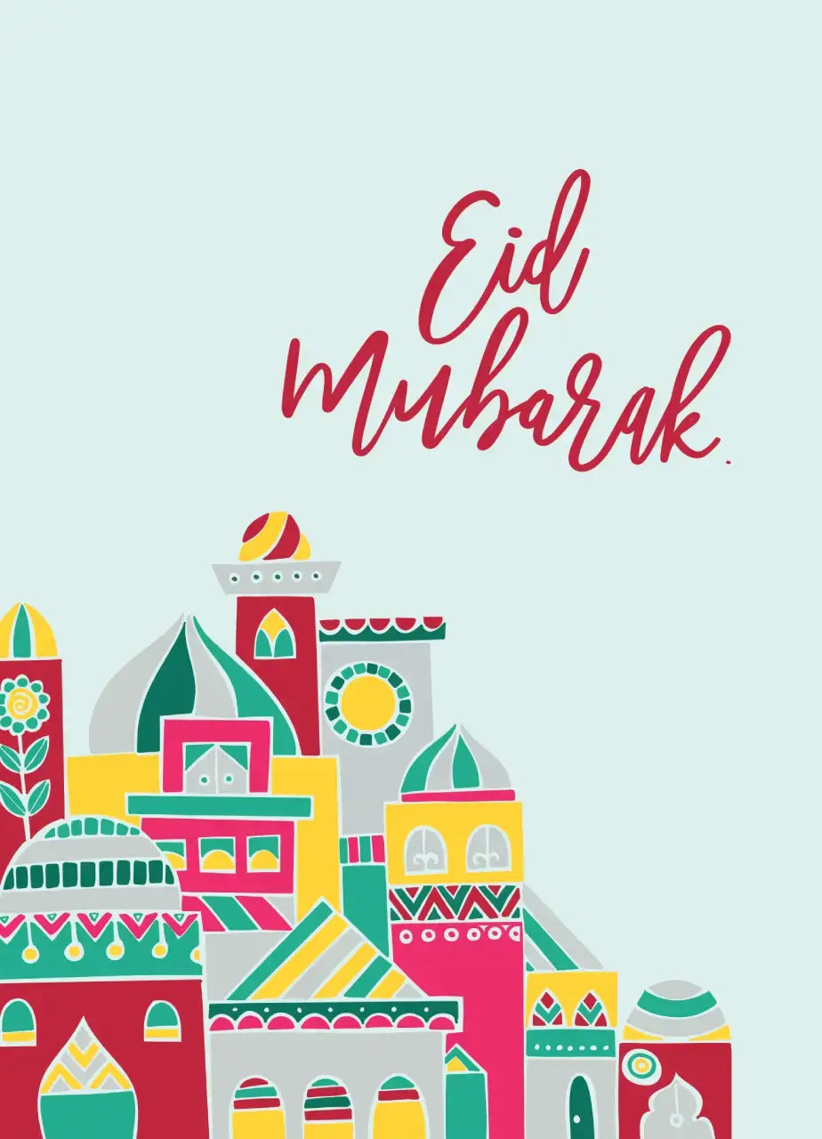 Decent Eid Card - 3331