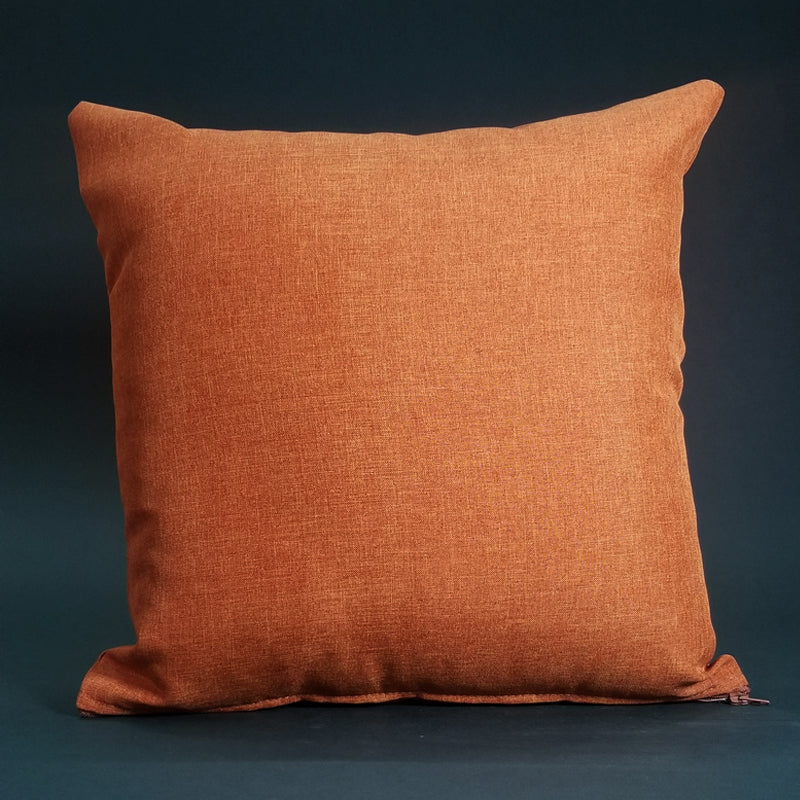 Orange (Plain Cushion). 3 orange pillow