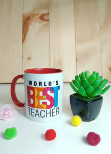 World's Best Teacher Mug (Teacher's Day) - MDP151