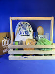 Dad Self Care Bundle with FREE wooden basket