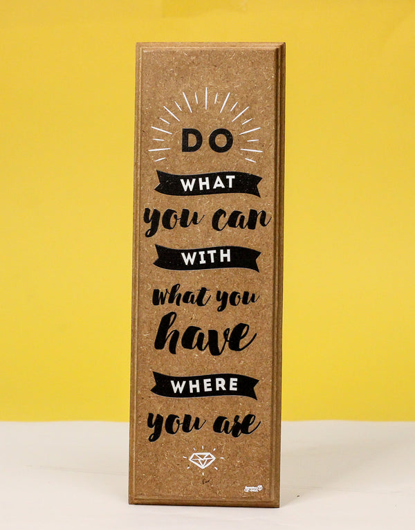 Do what you can QUOTATION PLATE - QP40A