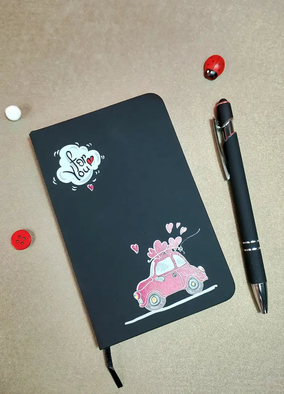 Love for You Diary with Black Pen