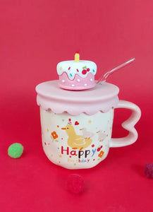 Happy Birthday Sip Cup  (Pink) - NG496