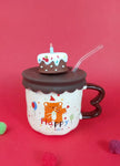 Happy Birthday Sip Cup  (Brown) - NG496