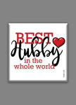 Best Hubby Fridge Magnet - PMG126