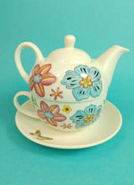 Floral Kettle Set - NG494