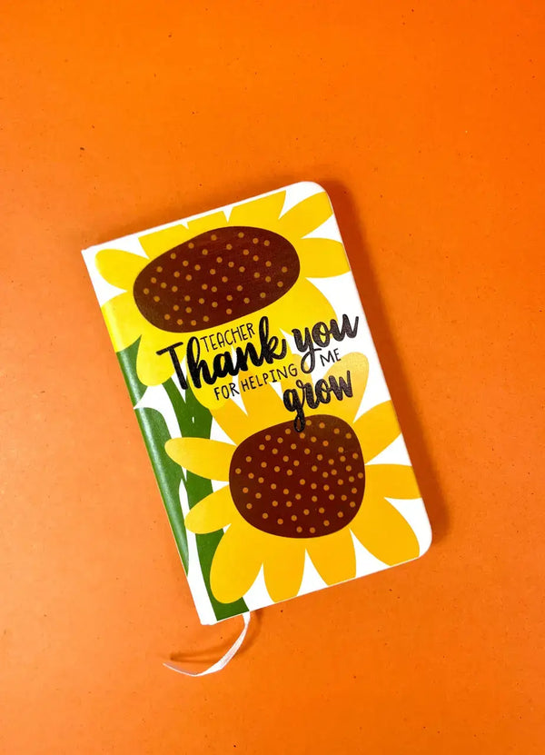 Teacher Thank You For Helping Me Grow Diary - DY15
