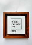 Think Outside The Box Wall Art - FLM1