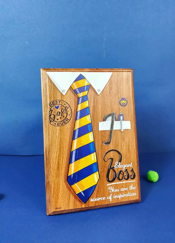 Best Boss Ever Wooden Shield - BSLD2