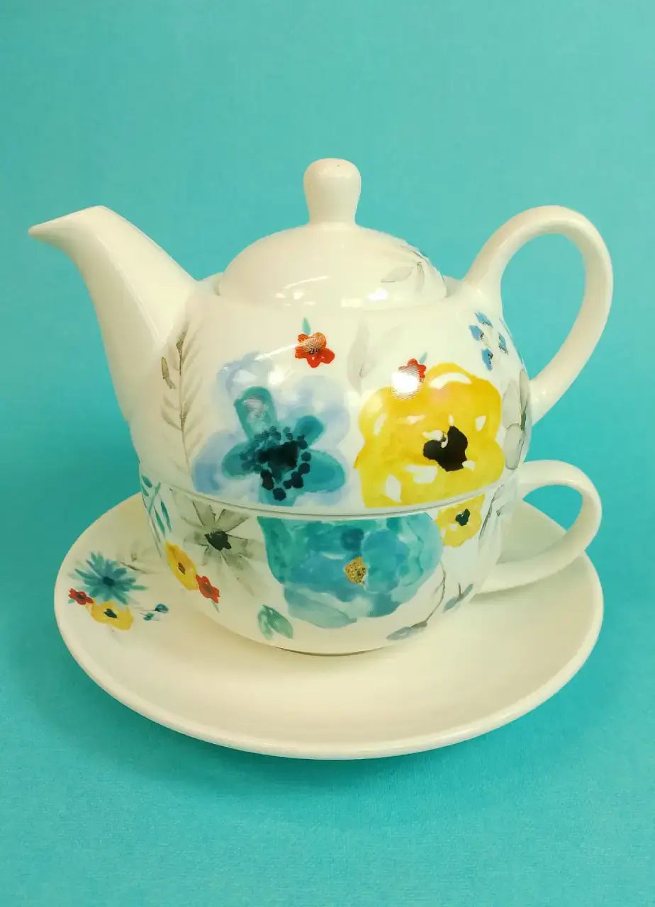 Floral Kettle Set - NG494