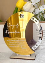 Ramadan Countdown Acrylic Calendar (Sliver) - ZR84