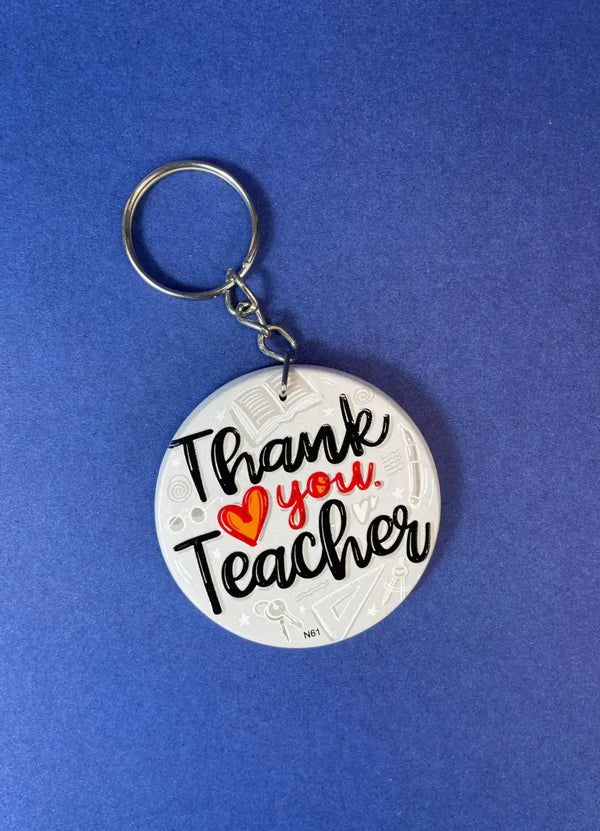 Thank You Teacher Keychain - N61