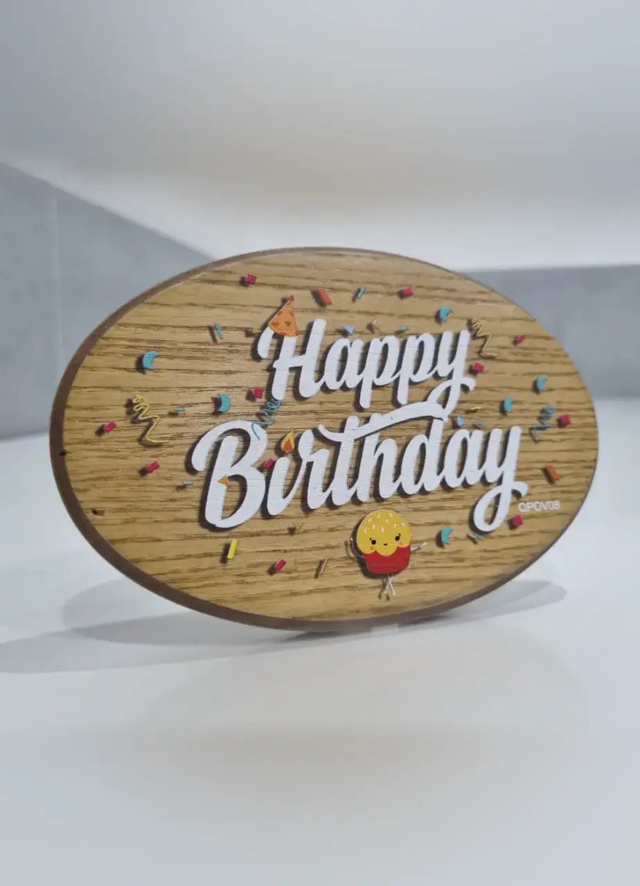 Happy Birthday Quotation Plate - QPOV08