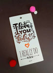 I Love You Baby Wooden Hanging-PQS26