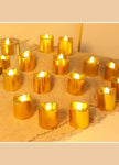 LED Metallic Candles - SK011