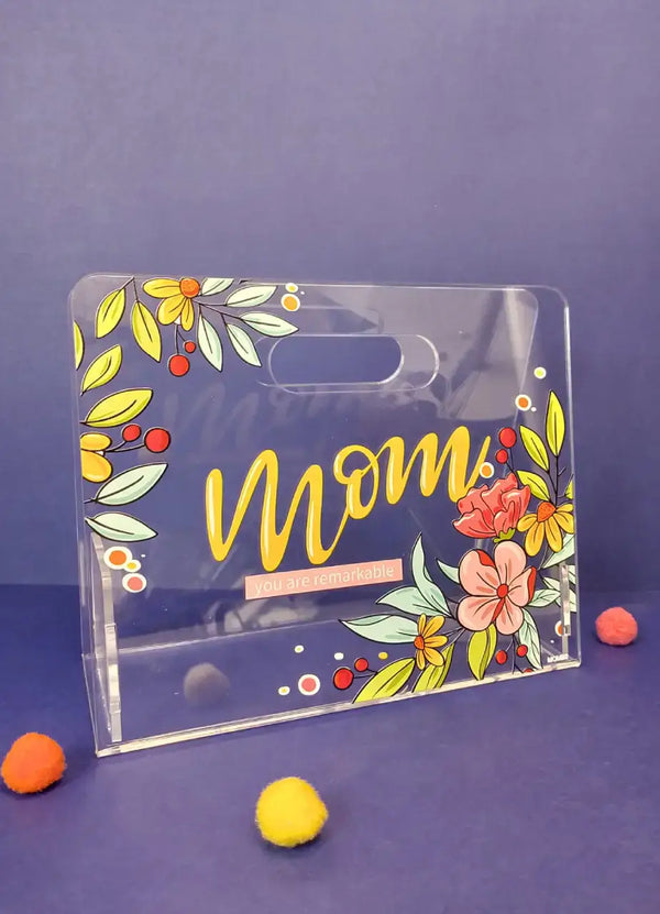 Mom Acrylic Gift bag - MOMB2