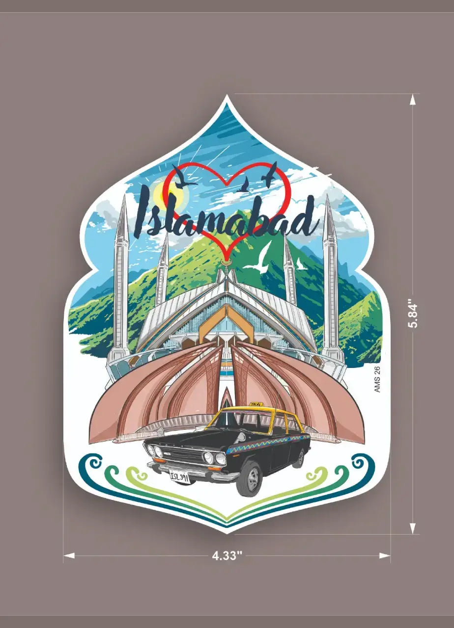 Fridge Magnet (Islamabad) - AMS26