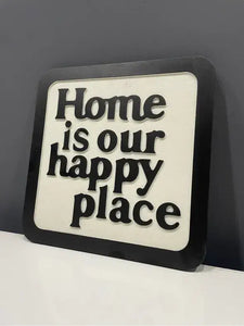 Wall Art NG407 - Home Is Our Happy Place