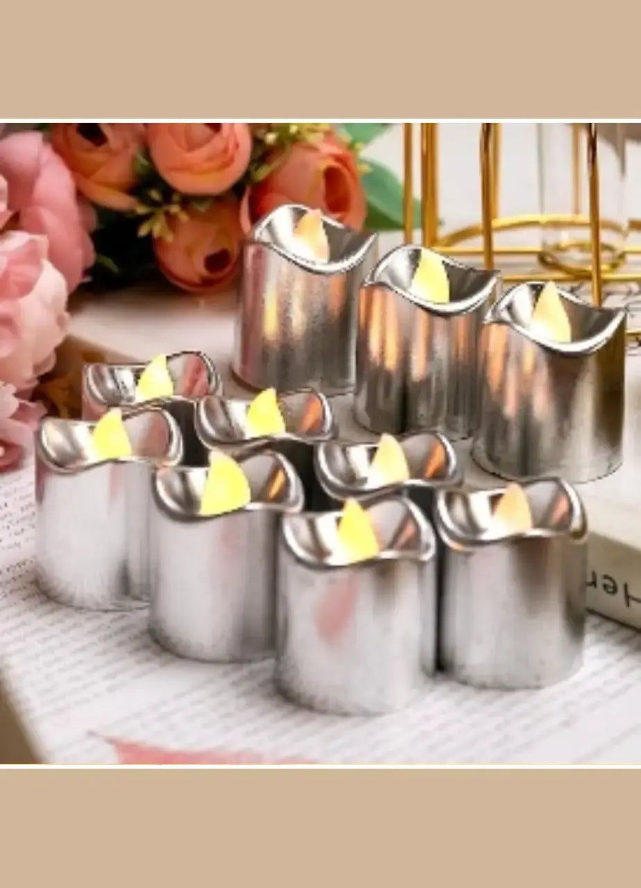 LED Metallic Candles - SK011