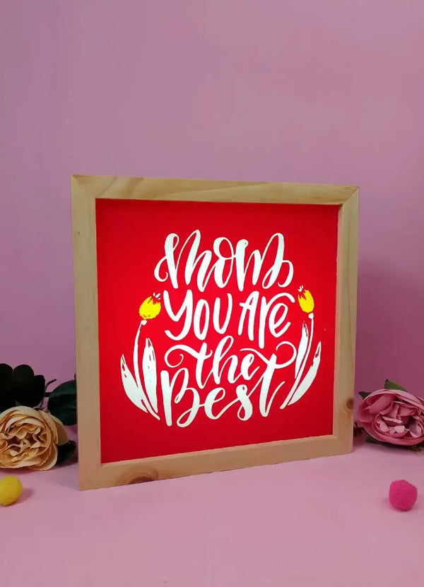 Mom You Are The Best Night lamp - LMR08