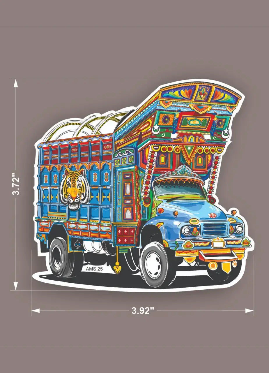 Truck Art Fridge Magnet - AMS25