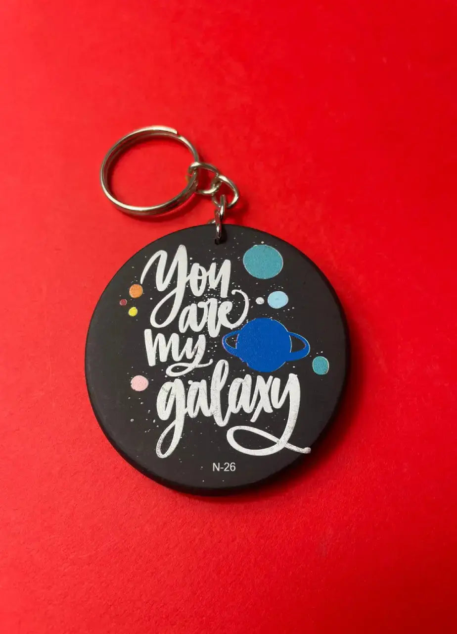 You are my galaxy Love Keychain - N26