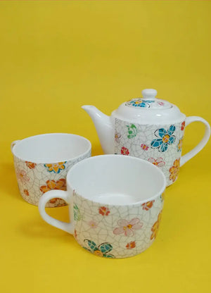 Floral Kettle Set - NG492