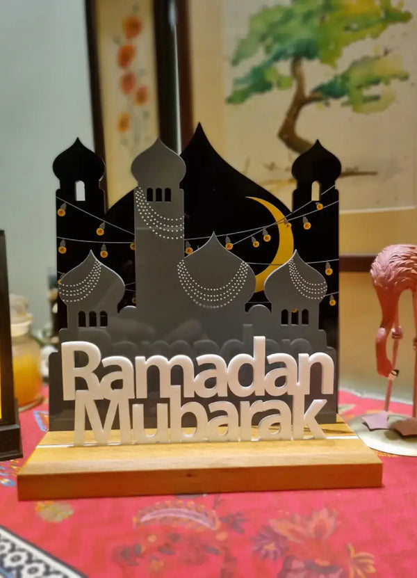 Ramadan Mubarak Acrylic Decor - 3