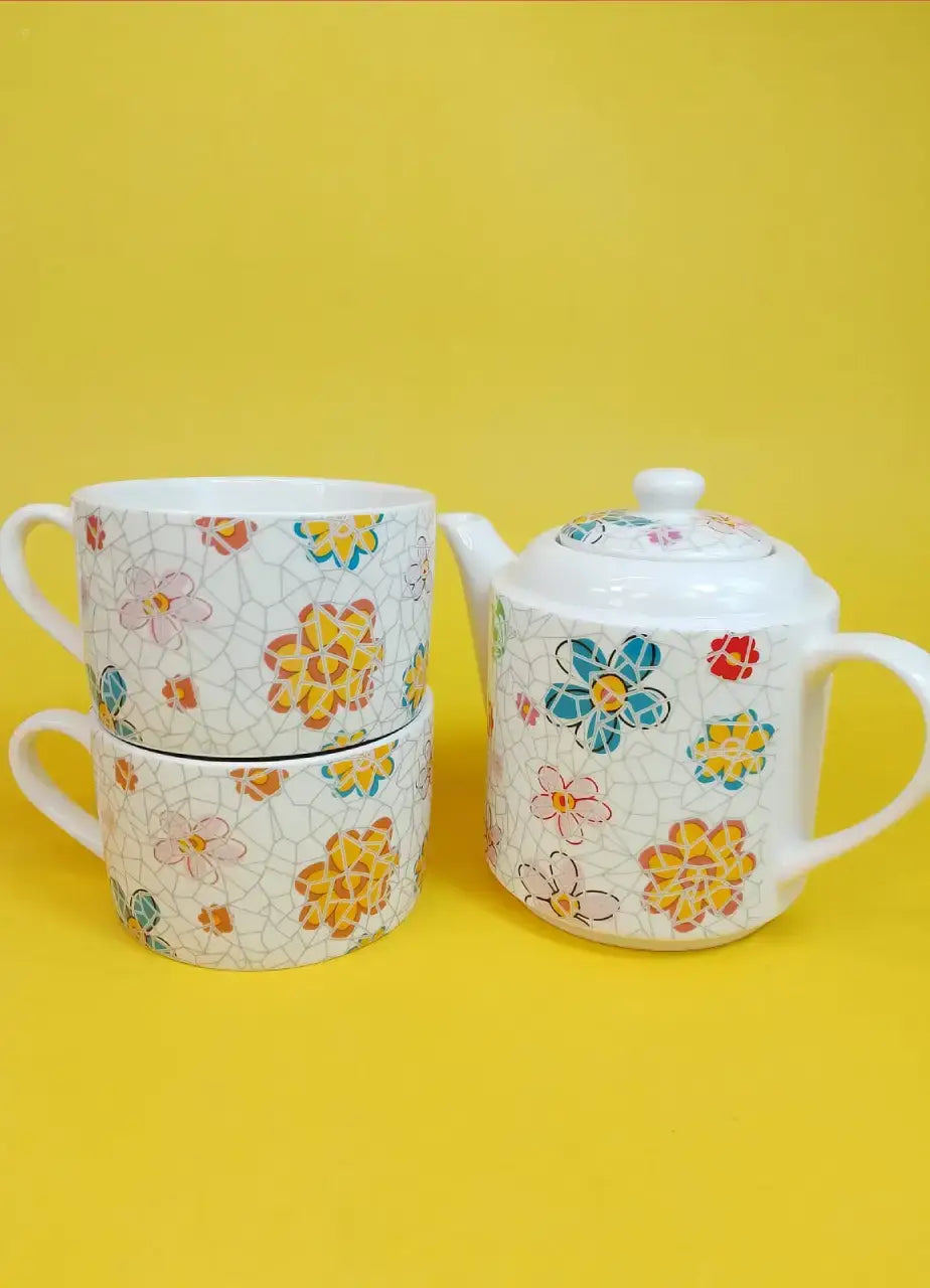 Floral Kettle Set - NG492