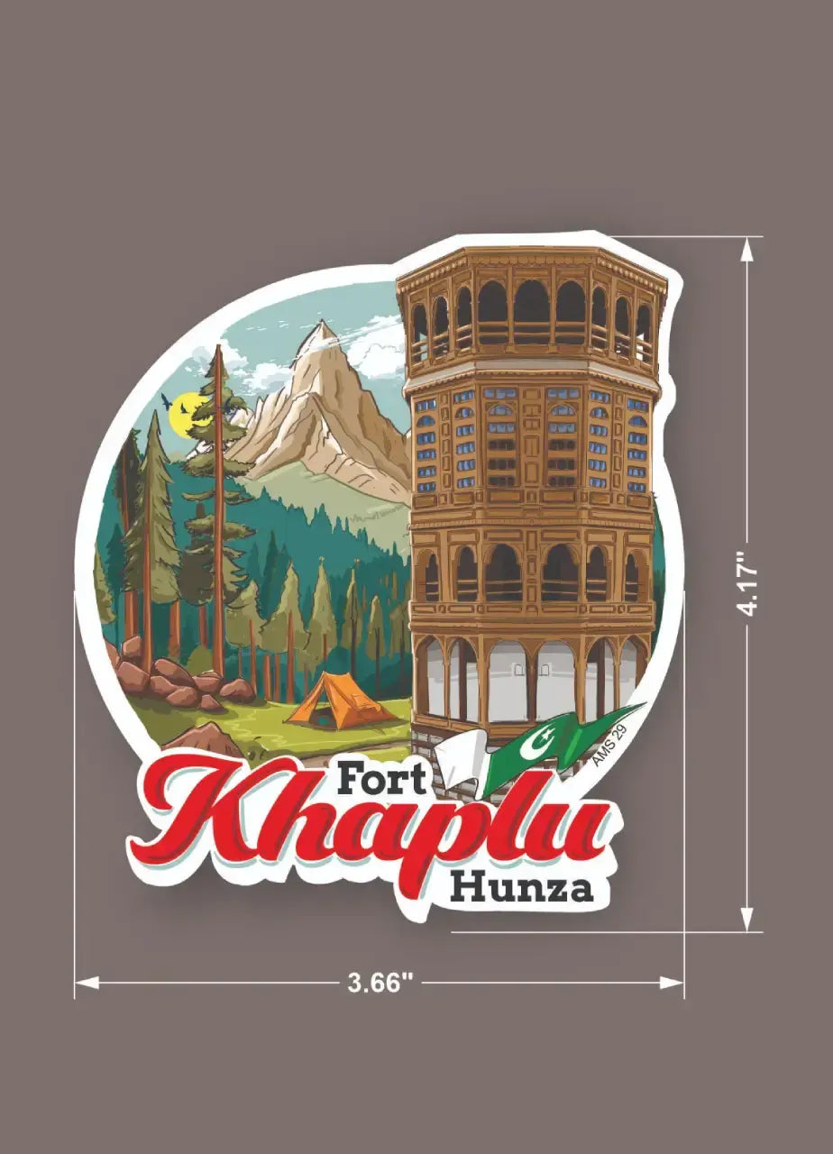 Fridge Magnet (Khaplu Fort Hunza) - AMS29