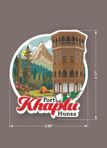 Fridge Magnet (Khaplu Fort Hunza) - AMS29