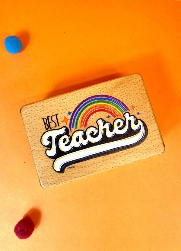 Best Teacher Visiting Card Holder - VCHR4