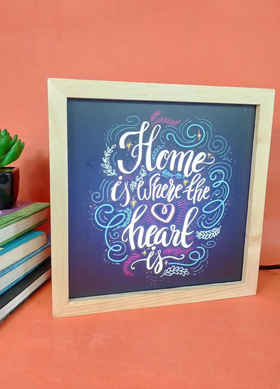 Home Is Where The Heart Is Night lamp - LMR36