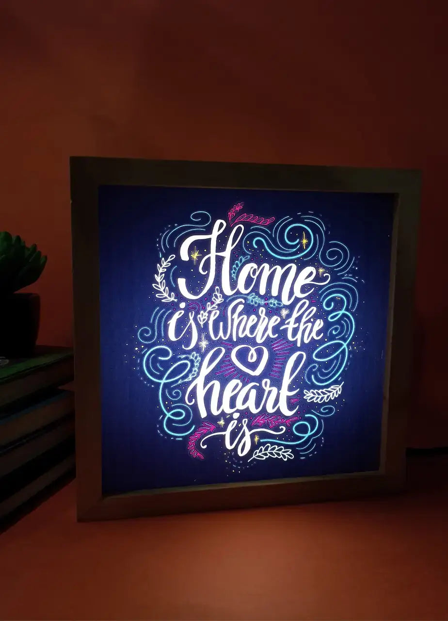 Home Is Where The Heart Is Night lamp - LMR36