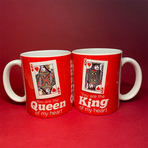 King & Queen Mug - set of 2
