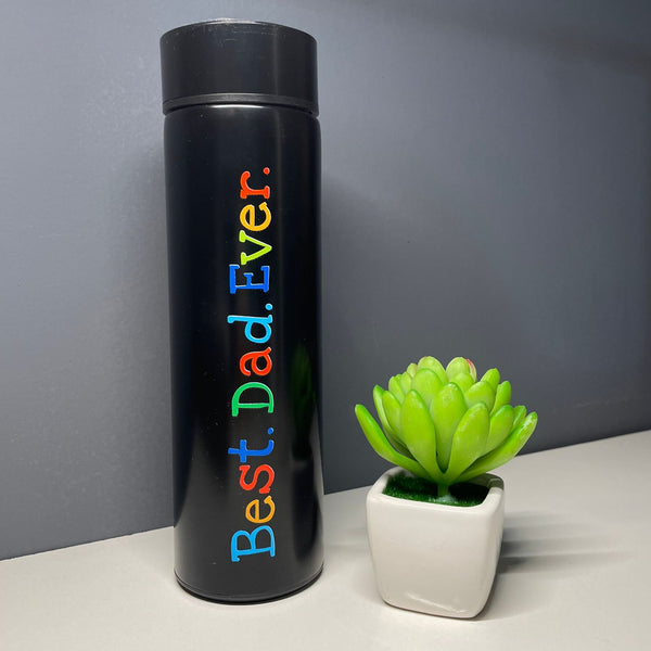 Best Dad Ever Black Bottle-DDB22