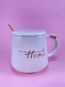 I Hope Tomorrow Will Be Better Home Mug (White) - NG388