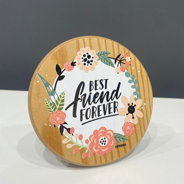 Best Friend Forever Quotation Plate - QPRD04