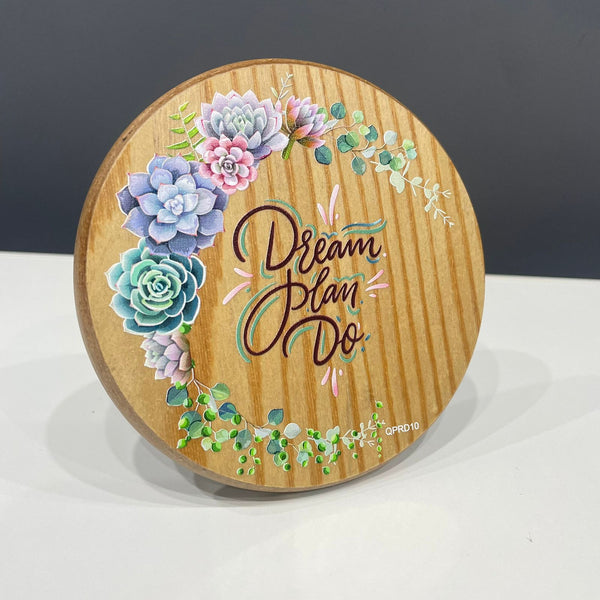 Dream, Plan, Do Quotation Plate - QPRD10