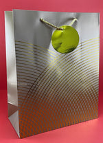 Golden Foiled Lines Gift Bags - IT723